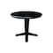 International Concepts 36 in. Solid Wood Round Top Pedestal Table with 12 in. Leaf - 30.1 in.High - Dining Height in Black K46-36RXT-23B - alternate 3